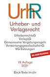 Urheber- und Verlagsrecht: Rechtsstand: voraussichtlich 1. Dezember 2020 (Beck-Texte im dtv)