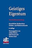 Geistiges Eigentum: Vorschriftensammlung zum gewerblichen Rechtsschutz, Urheberrecht und...