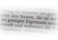 Der Begriff „Geistiges Eigentum“ fast die Schutzrechte von Urheberrecht und gewerblichen Rechtsschutz zusammen.