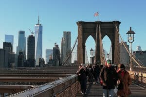 Ohne die Regelung zum Beiwerk, ließen sich Bilder von der Brooklyn Bridge nur schwer teilen.